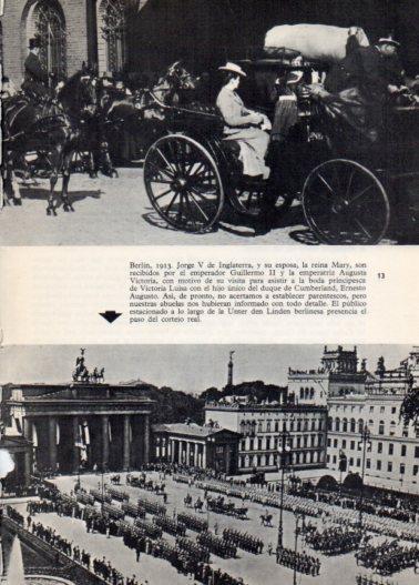 LAMINA V36364: Jorge V de Inglaterra y su esposa Mary en Berlin 1913