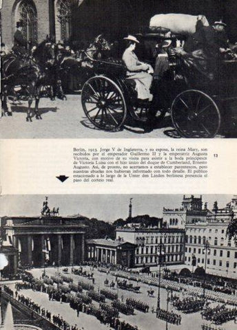 LAMINA V36364: Jorge V de Inglaterra y su esposa Mary en Berlin 1913
