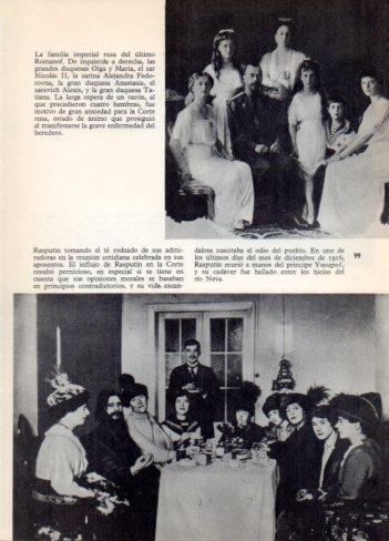 LAMINA V36403: La familia imperial rusa y Rasputin