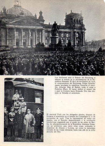 LAMINA V36399: Berlineses ante el Palacio del Reichstag en 1918