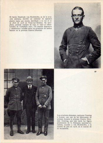 LAMINA V36397: Baron von Richthofen y capitanes Goering y Lorzer 