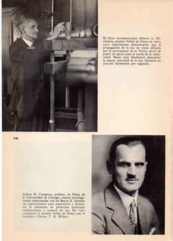 LAMINA V36477: Alberto A. Michelson y Arthur H. Compton