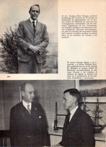 LAMINA V36475: Doctores George Minot y William Murphy