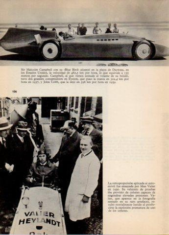 LAMINA V36512: Sir Malcom Campbell con su Blue Bird