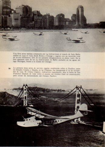 LAMINA V36506: Hidroavion China Clipper en la bahia de San Francisco