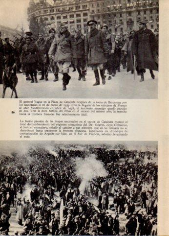 LAMINA V36502: General Yague en Plaza de Cataluña en 1939