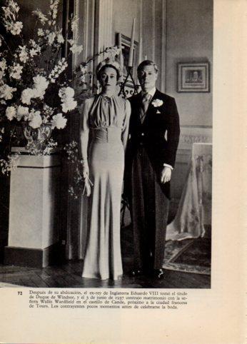 LAMINA V36495: Eduardo VIII junto a Wallis antes de su boda en 1937