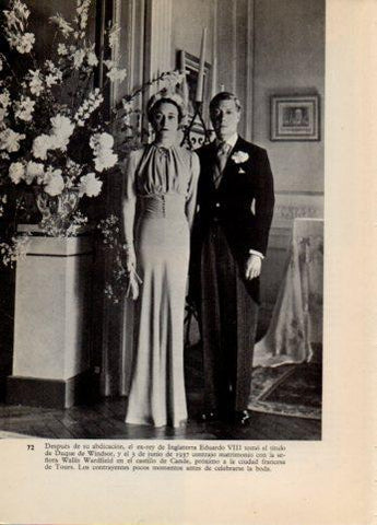 LAMINA V36495: Eduardo VIII junto a Wallis antes de su boda en 1937