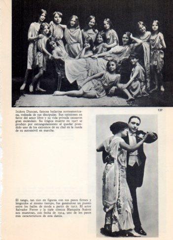 LAMINA V36422: Isadora Duncan entre sus discipulas
