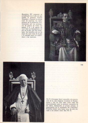 LAMINA V36411: Benedicto XV y Pio X