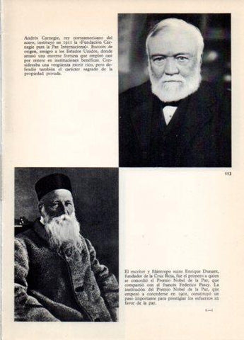 LAMINA V36410: Andres Carnegie y Enrique Dunant