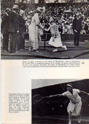 LAMINA V36455: Susana Lenglen en Wimbledon 