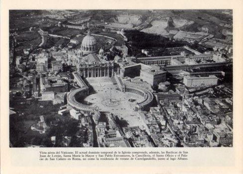 LAMINA V36441: Vista aerea del Vaticano