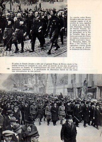 LAMINA V36438: Primo de Ribera por las calles de Barcelona en 1923