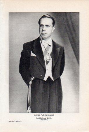 LAMINA V36740: Presidente Victor Paz Estensoro