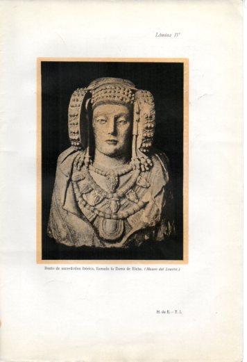 LAMINA V36992: La Dama de Elche