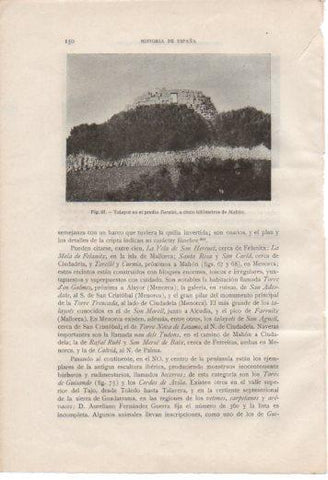 LAMINA V36990: Talayot en el predio Torello, Mahon