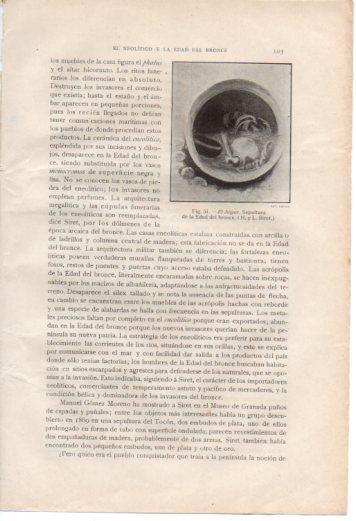 LAMINA V36985: Sepultura Edad del Bronce en El Algar