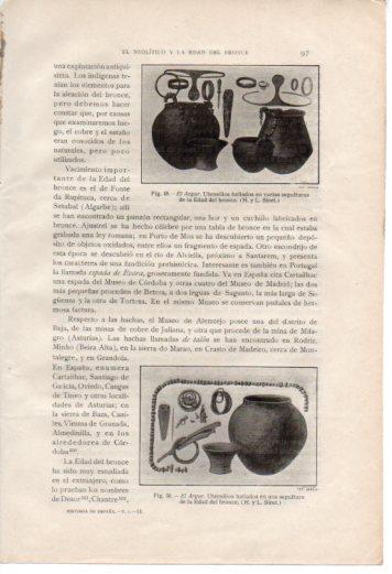 LAMINA V36982: Utensilios Edad del Bronce de El Algar