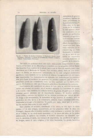 LAMINA V36979: Hacha de diorita de Cordoba