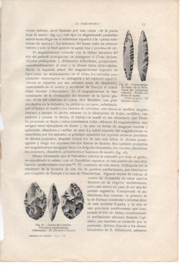 LAMINA V36978: Utensilios musterienses de Cueva del CAstillo