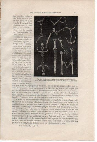 LAMINA V36997: Bocados y filetes de la Necropolis de Aguilar de Anguita