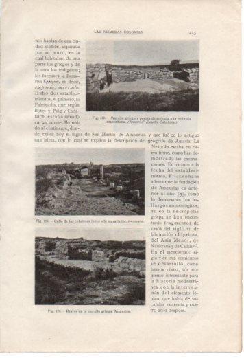 LAMINA V37010: Muralla y entrada de la neapolis de Ampurias