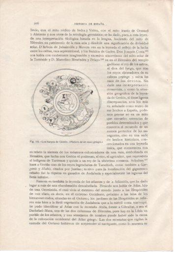 LAMINA V37007: Los bueyes de Gerion, pintura vaso griego