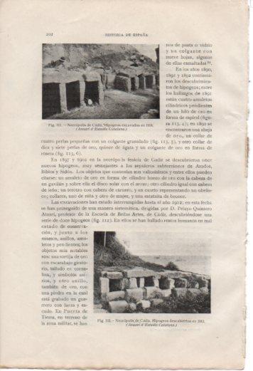 LAMINA V37005: Hipogeos de la necropolis de Cadiz