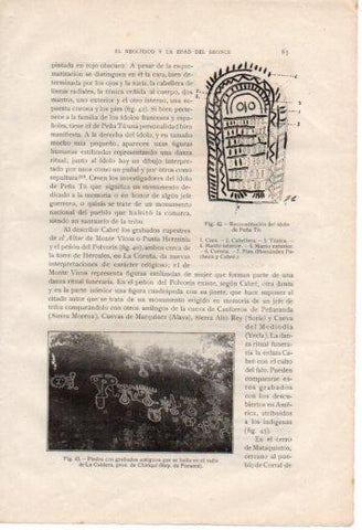 LAMINA V36974: Piedra con grabados del valle de La Caldera, Panama