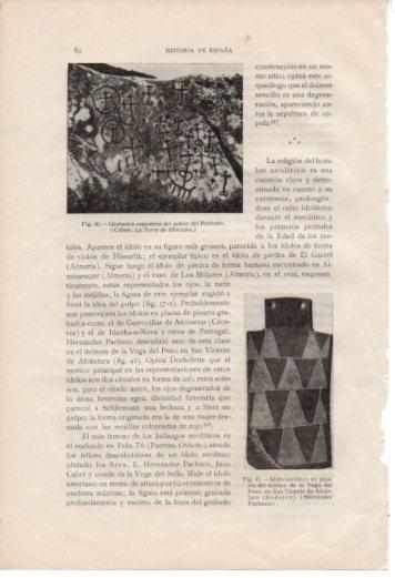 LAMINA V36973: Grabados rupestres del peñon del Polvorin