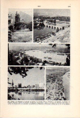 LAMINA V36930: Vistas del Danubio, El Gallego, El Carrion y el Hertford