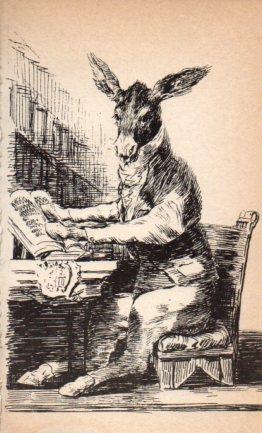 LAMINA V36949: El asno literario por Goya