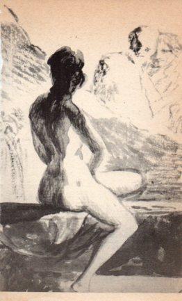 LAMINA V36950: Desnudo femenino por Goya