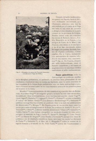 LAMINA V36962: Entrada cueva del Penicial, Asturias