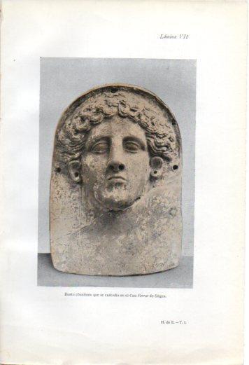LAMINA V37018: Busto ebusitano, Cau Ferrat de Sitges