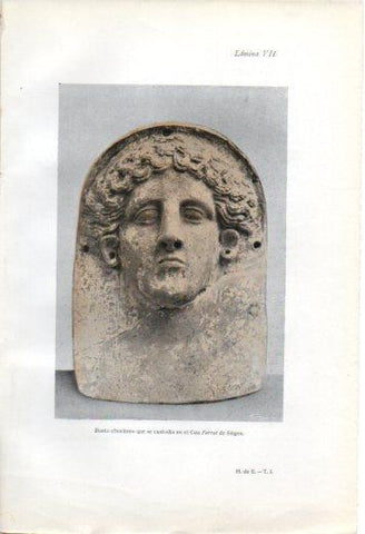 LAMINA V37018: Busto ebusitano, Cau Ferrat de Sitges