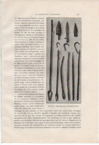 LAMINA V37020: Armas punicas
