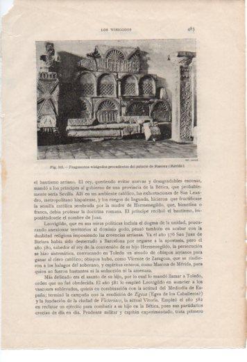 LAMINA V37086: Fragmentos visigodos del palacio de Masona, Merida