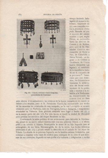 LAMINA V37085: Cruces, coronas y joyas visigodas de Guarrazar