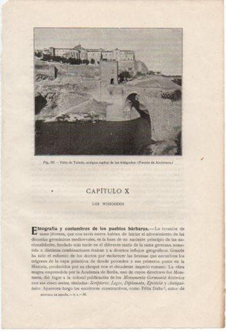 LAMINA V37077: Vista de Toledo
