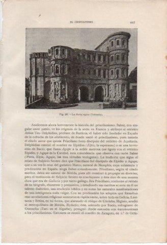 LAMINA V37074: La Porta nigra en Treveris