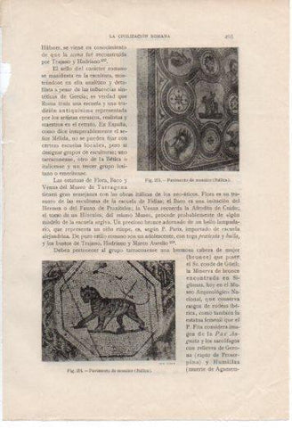 LAMINA V37072: Pavimento de mosaico, Italica
