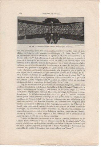 LAMINA V37103: Cruz de Guarrazar