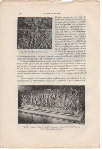 LAMINA V37102: Sepulcro visigodo de Briviesca, Burgos
