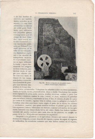 LAMINA V37093: Restos visigodos de Alcaudete, Jaen