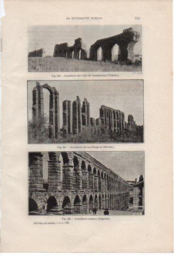 LAMINA V37066: Acueductos de Medria y Segovia