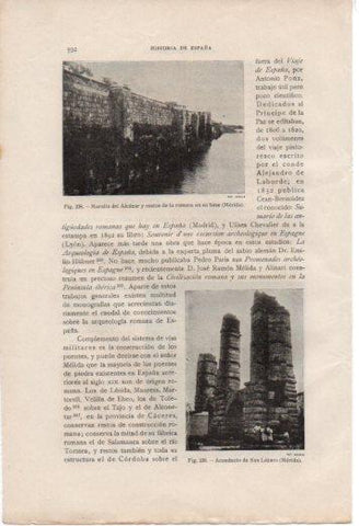LAMINA V37065: Acueducto de San Lorenzo en Merida