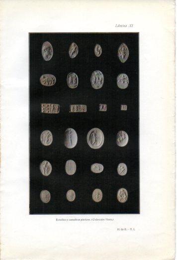 LAMINA V37031: Entalles y camafeos punicos