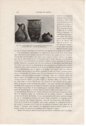 LAMINA V37022: Vasos saguntinos, Museo de Barcelona